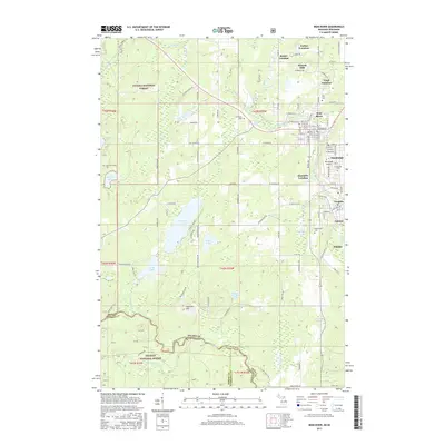 2017 Map of Iron River, 2017 Print