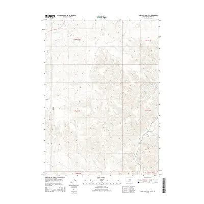 2015 Map of Iron Shell Flat East, 2015 Print