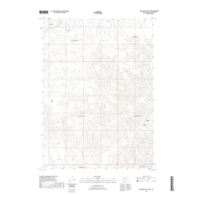 2017 Map of Iron Shell Flat East, 2017 Print