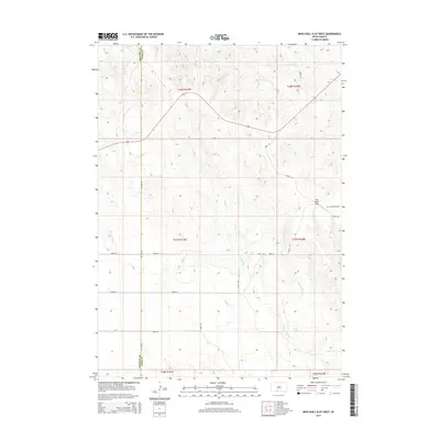 2015 Map of Iron Shell Flat West, 2015 Print