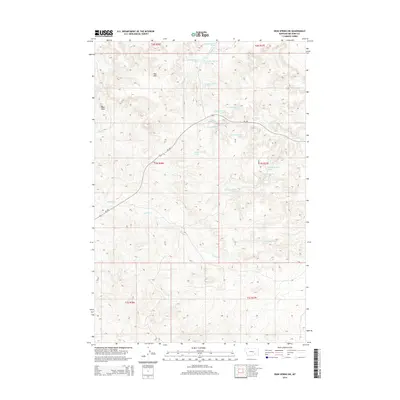 2014 Map of Iron Spring SW, 2014 Print