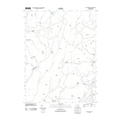2010 Map of Iron Springs, 2010 Print