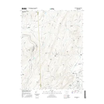 2016 Map of Iron Springs, 2016 Print