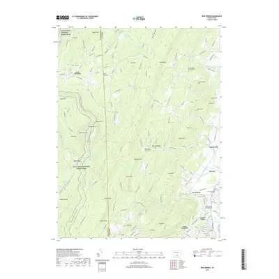 2019 Map of Iron Springs, 2019 Print