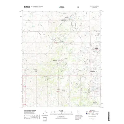 2018 Map of Iron Springs, 2018 Print