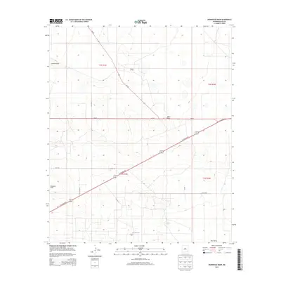 2013 Map of Ironhouse Draw, 2013 Print