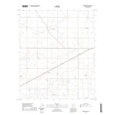 2020 Map of Ironhouse Draw, 2020 Print