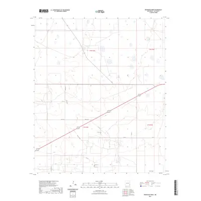 2023 Map of Ironhouse Draw, 2023 Print