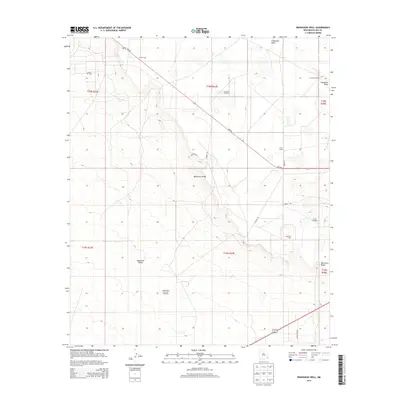 2013 Map of Ironhouse Well, 2013 Print