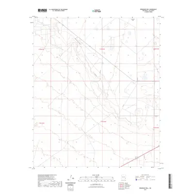 2023 Map of Ironhouse Well, 2023 Print