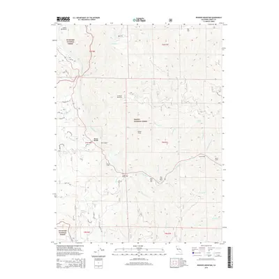 2015 Map of Ironside Mountain, 2015 Print