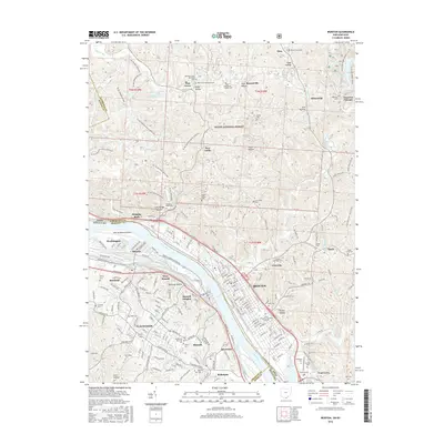 2016 Map of Ironton, 2016 Print