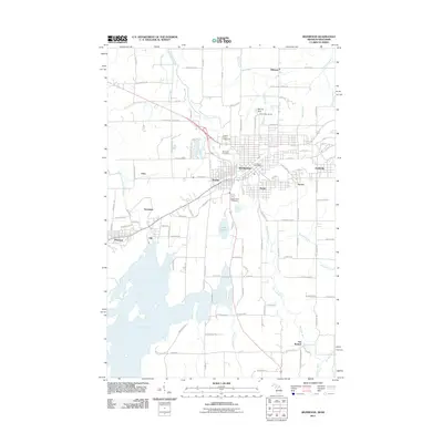 2011 Map of Ironwood, 2011 Print