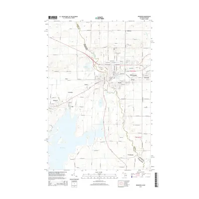 2014 Map of Ironwood, 2014 Print