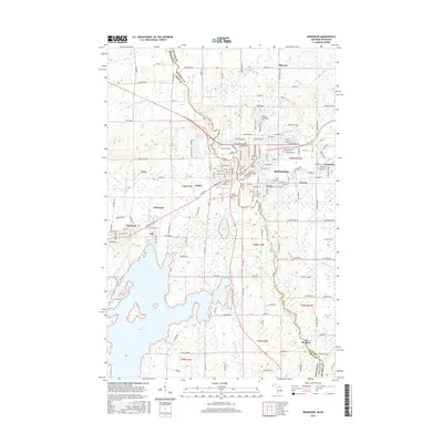 2017 Map of Ironwood, 2017 Print
