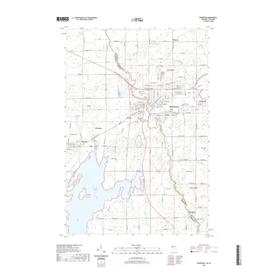2019 Map of Ironwood, 2019 Print