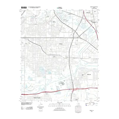2010 Map of Irving, 2010 Print