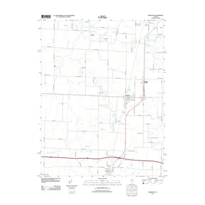2012 Map of Irvington, 2012 Print