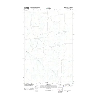 2011 Map of Irvins Coulee, 2011 Print