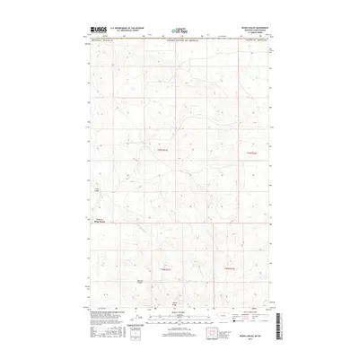 2017 Map of Irvins Coulee, 2017 Print