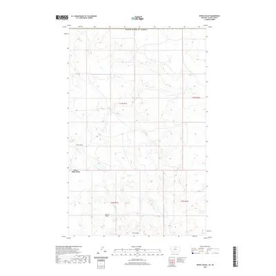 2020 Map of Irvins Coulee, 2020 Print