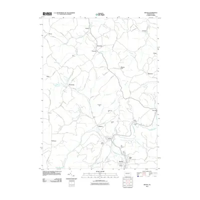 2010 Map of Irvona, 2010 Print