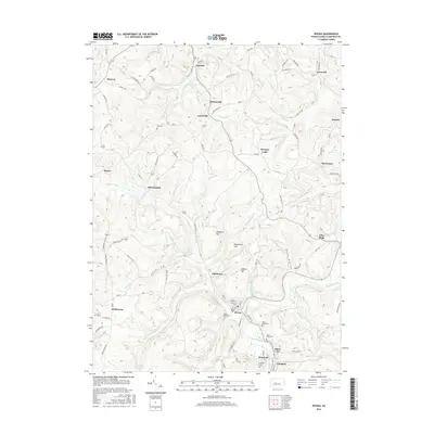 2016 Map of Irvona, 2016 Print