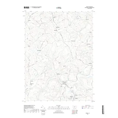 2019 Map of Irvona, 2019 Print