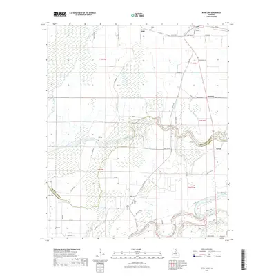 2018 Map of Irwin Lake, 2018 Print