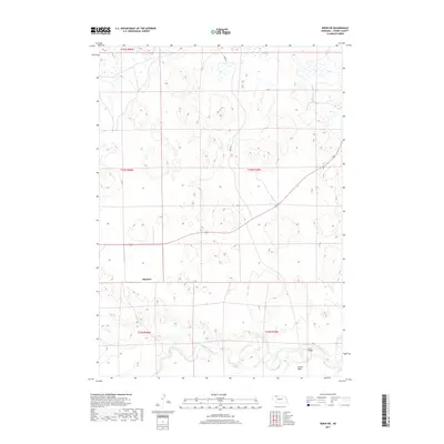 2017 Map of Irwin SW, 2017 Print