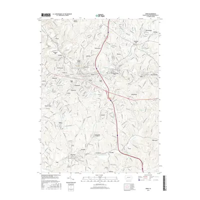 2016 Map of Irwin, 2016 Print