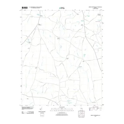 2011 Map of Irwins Crossroads, 2011 Print