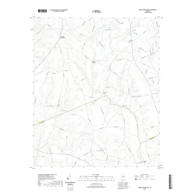 2020 Map of Irwins Crossroads, 2020 Print