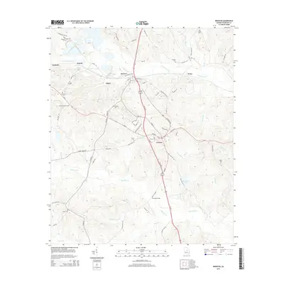 2014 Map of Irwinton, 2014 Print