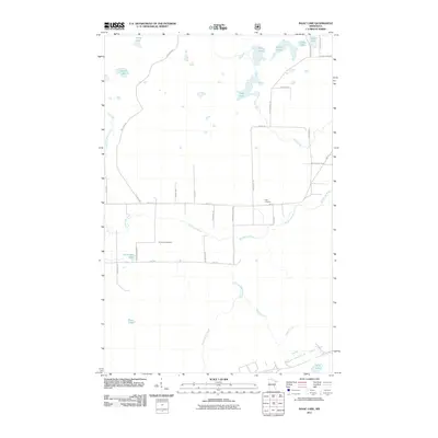 2011 Map of Isaac Lake, 2011 Print