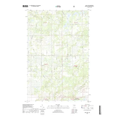 2019 Map of Isaac Lake, 2019 Print