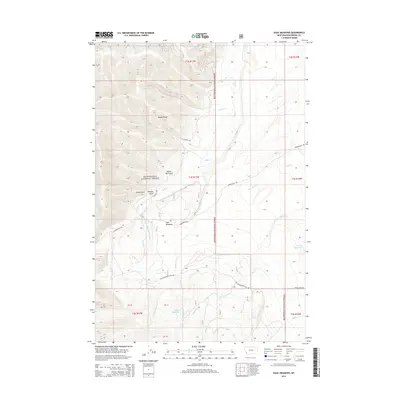 2014 Map of Isaac Meadows, 2014 Print