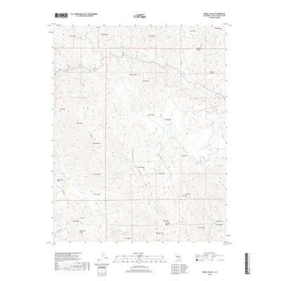 2018 Map of Isabel Valley, 2018 Print