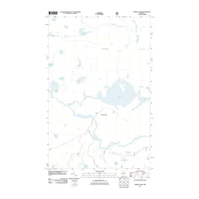 2011 Map of Isabella Lake, 2011 Print