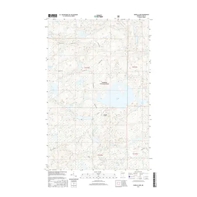 2016 Map of Isabella Lake, 2016 Print