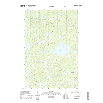 2019 Map of Isabella Lake, 2019 Print