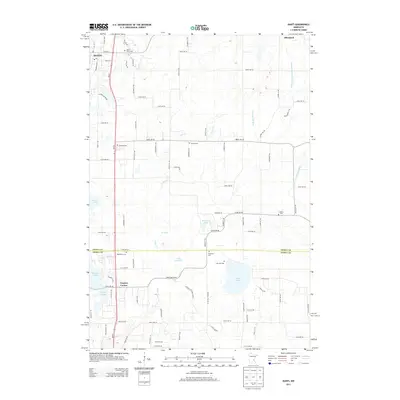 2013 Map of Isanti, 2013 Print