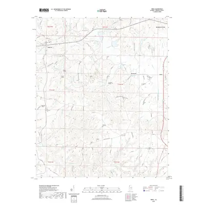 2018 Map of Isbell, 2018 Print