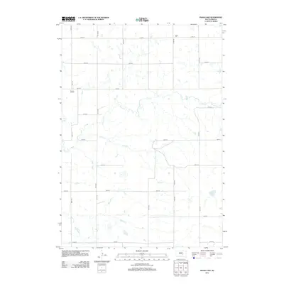 2012 Map of Isham Lake, 2012 Print