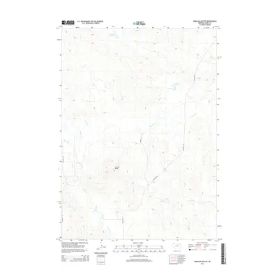 2014 Map of Isinglass Buttes, 2014 Print