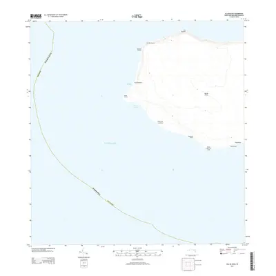 2013 Map of Isla de Mona, 2013 Print