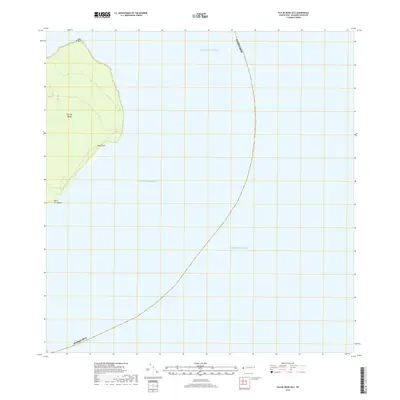 2018 Map of Isla de Mona OE E, 2018 Print