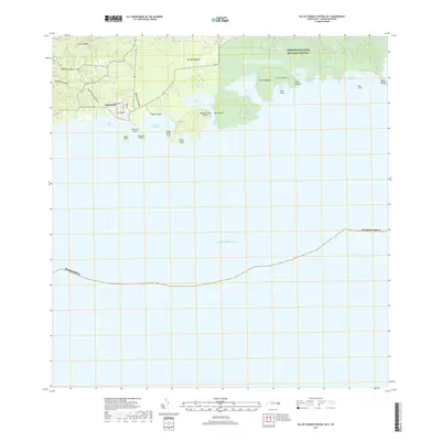 2018 Map of Isla De Vieques Central OE S, 2018 Print