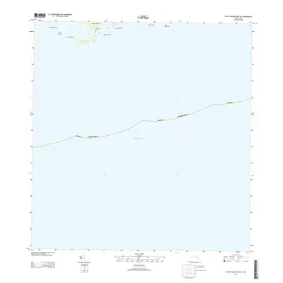 2013 Map of Isla De Vieques East OE S, 2013 Print