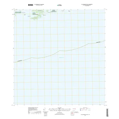2018 Map of Isla De Vieques East OE S, 2018 Print